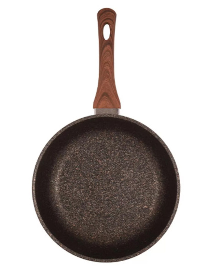 Сковорода 220мм с ручкой, ап линия "Granit Ultra Induction" (original) сгоиш220а