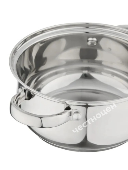 Кастрюля 1,0л "Гретта" с металл крышкой KT04-D-14м