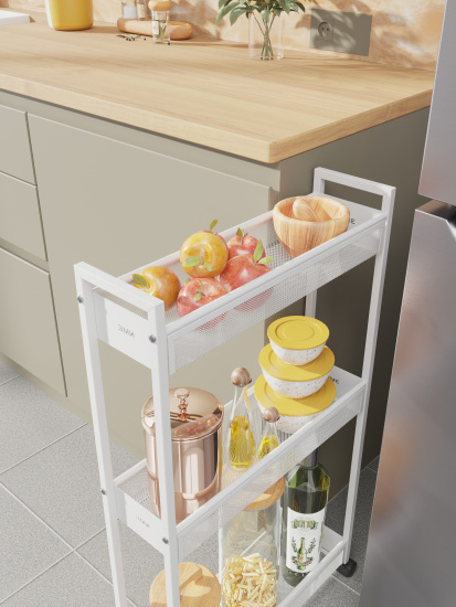 Этажерка "Вишера 13" (Белый) 