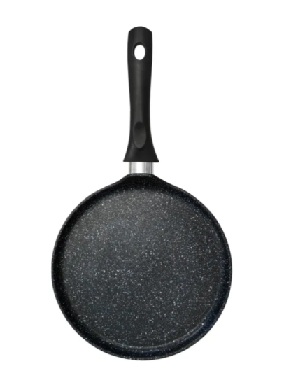 Сковорода блинная 220 мм с ручкой, АП линия "Granit Induction" (black) сбгчиш220а