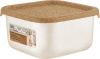 Контейнер для продуктов Sugar&Spice Wood квадратный 0,4л с гибкой крышкой SE167910624