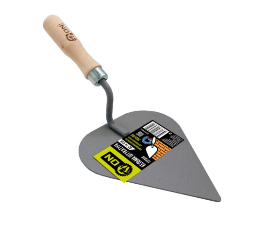 Кельма штукатура (сердце), порошковая покраска, деревянная ручка, 320 х 140мм 02-14-014