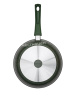 Сковорода 260мм со съемной ручкой, со стеклянной крышкой, АП (Malachite),"Trendy Style" OZ-263tsml