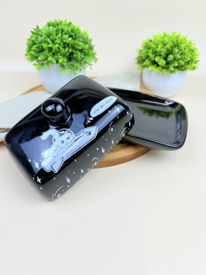 Масленка Lavenir "Космическое путешествие" 17*12*7 см HC600-С313 доломит 85874