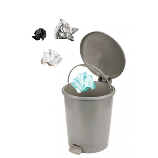 Ведро 12л "Эконом"  с педалью М7250