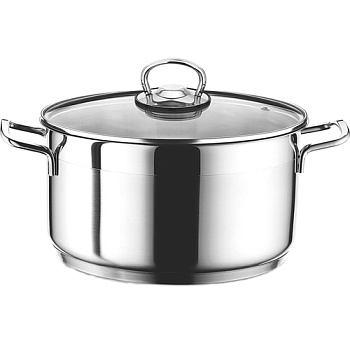 Кастрюля 3,2л нерж.сталь София стекл.крышка 9920-290-0