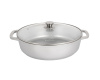 Сотейник 320/85мм со стеклянной крышкой с3281