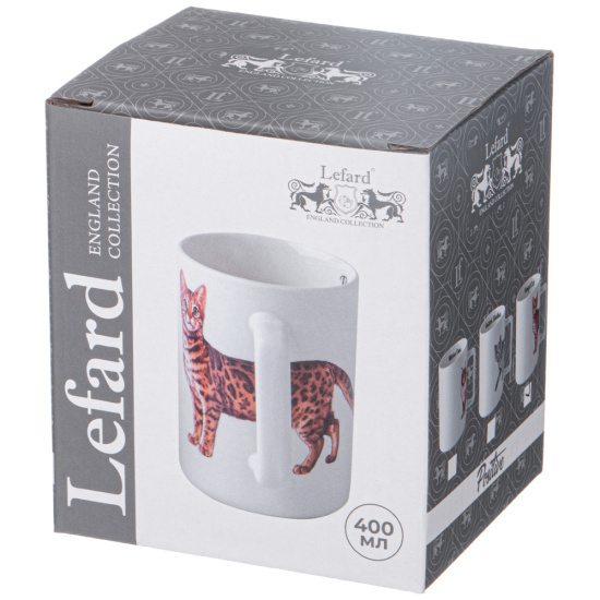 КРУЖКА LEFARD "BENGAL CAT" 400МЛ 8*7*10.8CM (260-935)