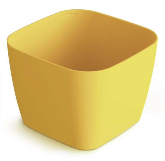 Горшок для суккулентов "Фьюжн" 0,6л горчичный С377ГОРЧ