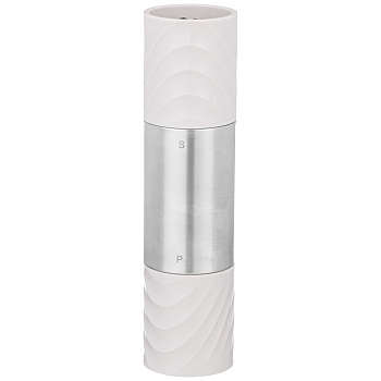 МЕЛЬНИЦА ДЛЯ СОЛИ И ПЕРЦА СЕРАЯ 2 в 1 AGNESS (671-114)