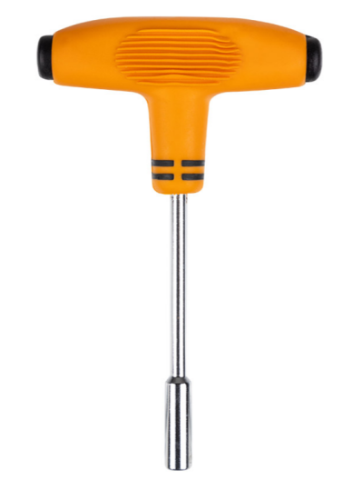 Отвертка с Т-образной ручкой с набором бит 12 предметов 008610