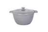 Кастрюля 4,0л со стекл. кр. АП (светлый мрамор) кмс42а Кастрюля 4,0л со стекл. кр. АП (светлый мрамор) кмс42а