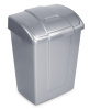 Контейнер для мусора "Форте" 19л серебристый С342СРБ