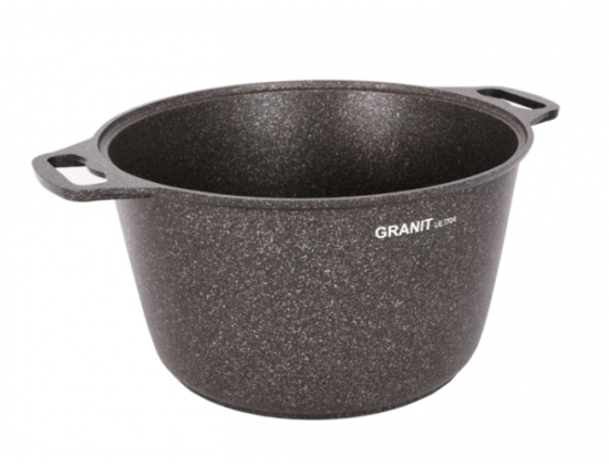 Кастрюля 8,0л со ст/кр АП линия "Granit ultra" (original) кго82а