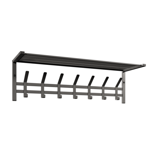 Вешалка с полкой "Торонто 31" hanger with shelf (Графит) 