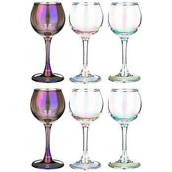 НАБОР РЮМОК ИЗ 6 ШТ "ВРЕМЕНА ГОДА"  65 МЛ 6*6*12,5СМ (194-588)