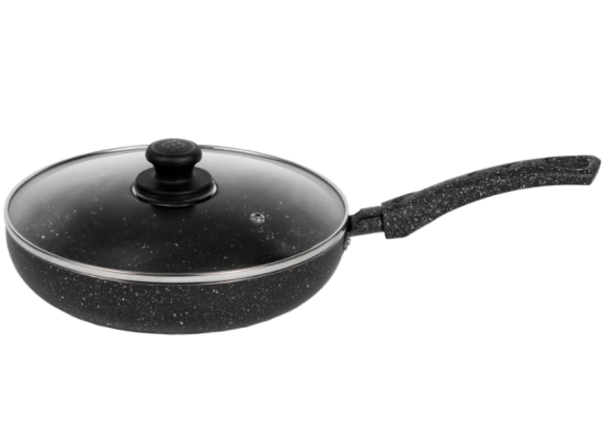 Сковорода 220 мм, 1 руч., ст/кр, а/п. Easy Stone. Алюминий марки А5 6822352