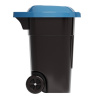Бак для мусора 65л на колес синий М4664