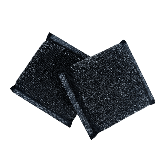 Губки для мытья посуды абразивные "Wikky" 2шт 