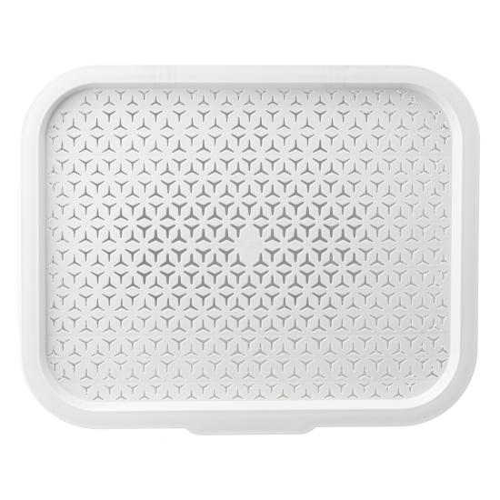 Корзина д/белья "Элемент" 55л (белый) М8901