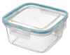 Контейнер для продуктов герметичный квадратный 1,5л с защелками (бесцветный) 221103418/02 Контейнер для продуктов герметичный квадратный 1,5л с защелками (бесцветный) 221103418/02
