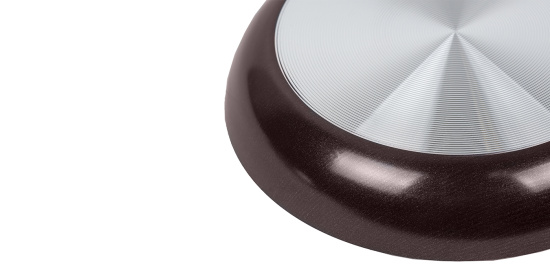 60682034 Сковорода 200мм 1 ручка,стеклянная крышка внутри полихромное покрытие "Кружево"