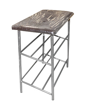 Обувница 2*60  темн. крокодил н.хром