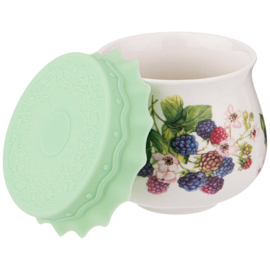 БАНОЧКА  С СИЛИКОНОВОЙ КРЫШКОЙ LEFARD "ЕЖЕВИКА" 180 МЛ (КОР=72ШТ.) (359-312)