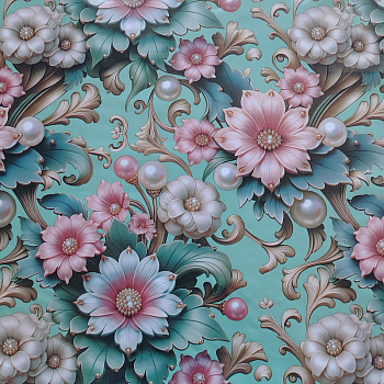 Клеенка GRACE ткань с пвх покрытием  1,4х20м STS1083