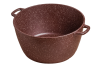 Кастрюля 5л. Шоколад лит/руч. с кр. (п/у), к263аш
