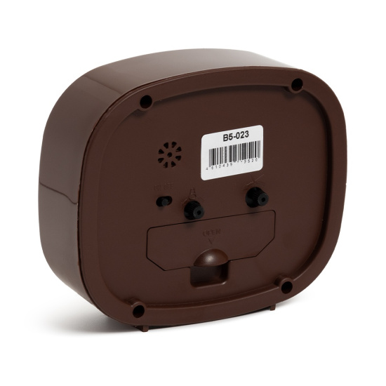 Будильник кварц. корпус коричневый Капибара В5-023