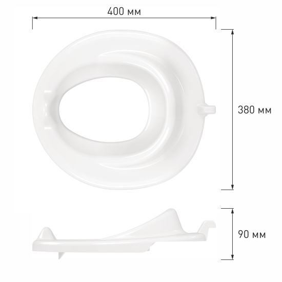 Накладка для унитаза детская (белый) М8991