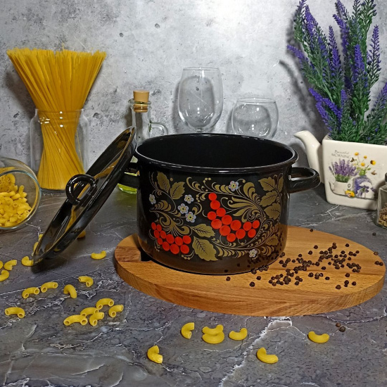 Кастрюля цил. 2,9л 1с16с/1 черн. Рябина Кастрюля цил. 2,9л 1с16с/1 черн. Рябина