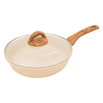 Сковорода 280/70мм Гармония ОНИКС пласт/руч. с кр. (п/у), с2852он Сковорода 280/70мм Гармония ОНИКС пласт/руч. с кр. (п/у), с2852он