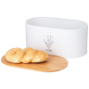 НАБОР AGNESS "PROVENCE" 2В1 ХЛЕБНИЦА 34*19*15 СМ, БАНКА ДЛЯ СЫПУЧИХ 10*12,5 СМ 2 ШТ (790-374)