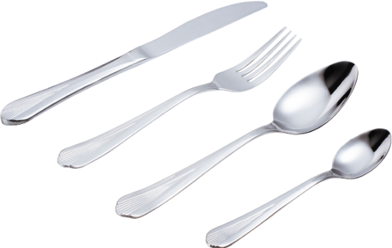 Набор столовых приборов 24 предмета "Арабеск" (М01) в декоративной коробке НСП-24010