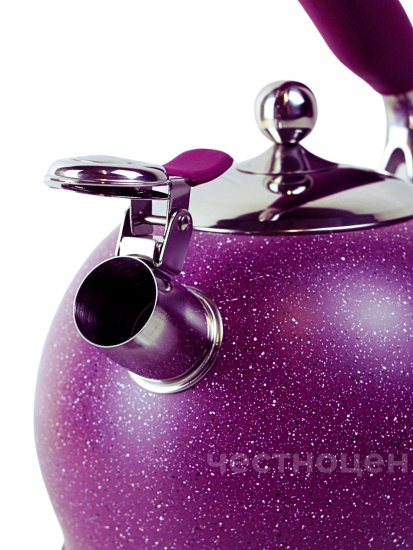 Чайник из нержавеющей стали, со свистком,3л, MYSTERY Ч-02