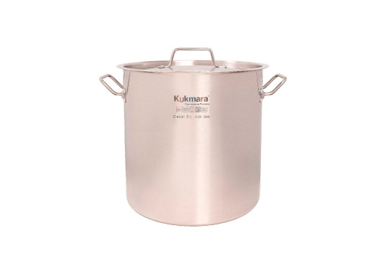 Котел Kukmara линии "HoReCa" 50 литров, диаметром 40см, с металлической крышкой HRC-SP50040M