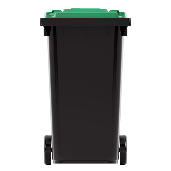 Бак для мусора 240л на колес. зеленый М5937