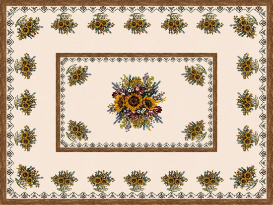 Клеенка GRACE столовая 1,4х18м (10 отрезов) PU-NF41603