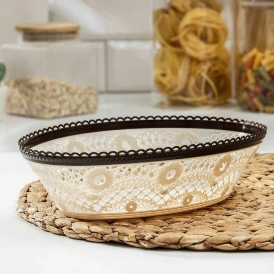 Сухарница "Кружево"  М6036