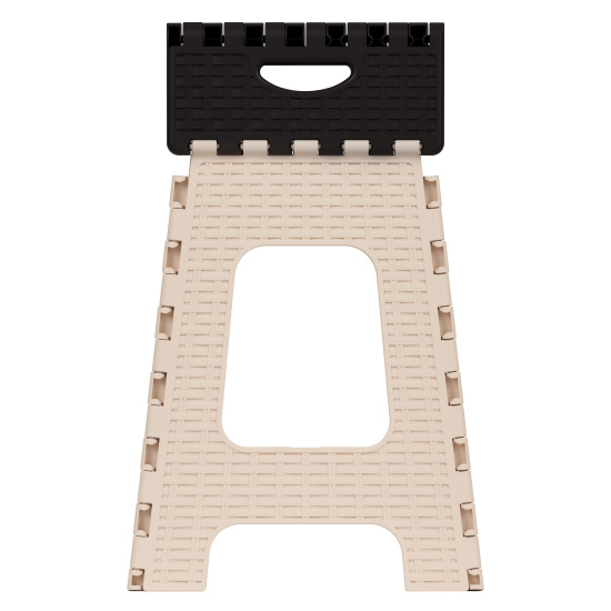 Табурет складной "Плетенка" большой М7093 мокко-бежевый