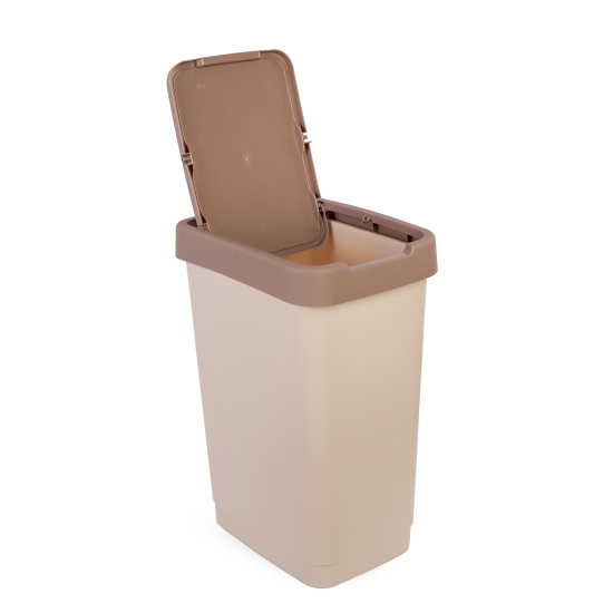 Контейнер д/мусора 25л (бежевый) М8972