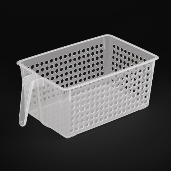 Корзина для хранения с ручкой (прозрачный) М8974