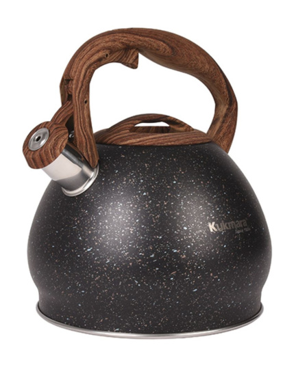 Чайник 3,4л со свистком из нержавеющей стали гранит "Original" kuk-07/3103355