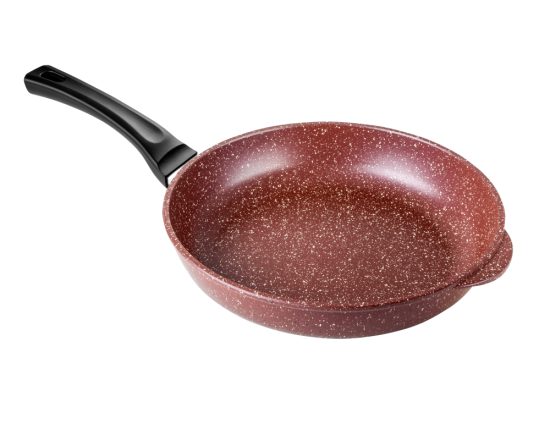 Сковорода 280/55мм с пластиковой ручкой с крышкой с2811аш