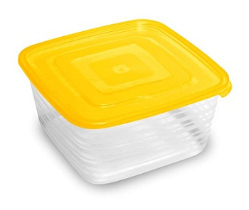 Контейнер для продуктов (СВЧ) "Унико" квадратный 1,4л С210