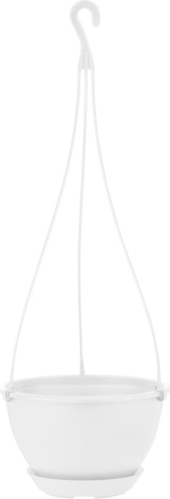 Горшок подвесной c фиксируемым поддоном InGreen Athena 1,5 Л, белоснежный жасмин IG146010048