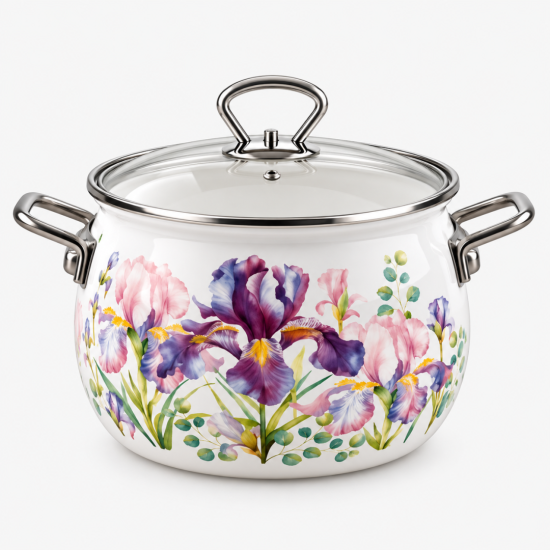 Кастрюля 3,5 литра (Ирисы Irises) Е-4213САП4/4