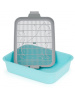 Лоток "Мур-мяу" (с сеткой)(голубой) М7848
